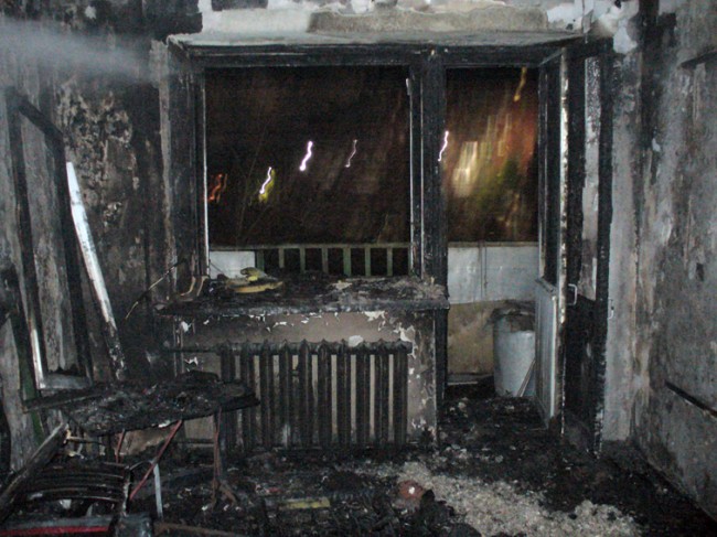 В центре Новочеркасска сгорела квартира