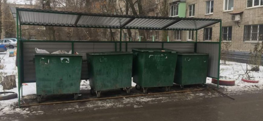 Городскому моргу Новочеркасска обновили контейнерную площадку