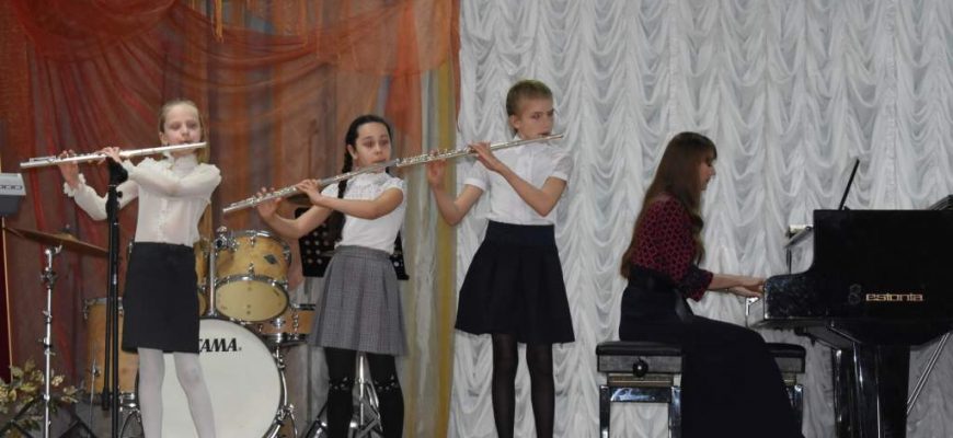 Концерт духовых инструментов прошёл в музыкальной школе
