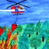 Дети рисуют вертолёты! Конкурс для юных талантов