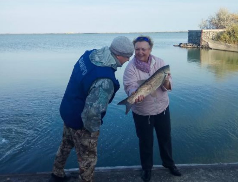Семь тонн речной рыбы выпущено в водоем у Ростовской АЭС