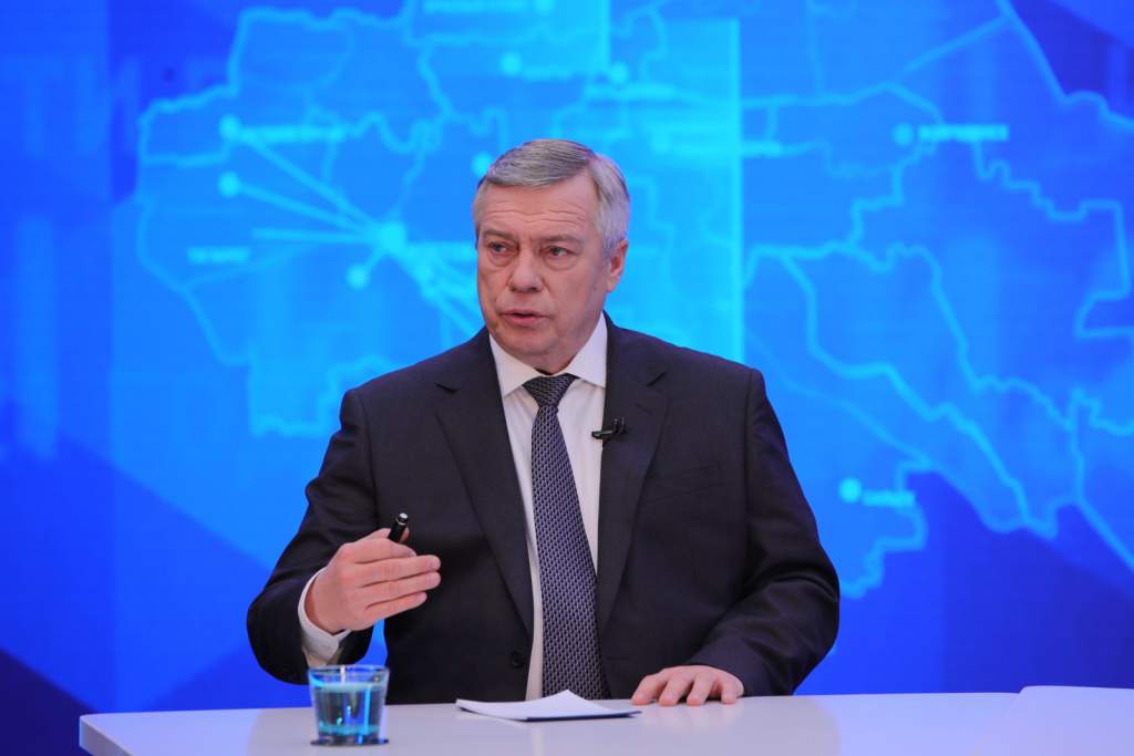 Губернатор Ростовской области провел ежегодную пресс-конференцию