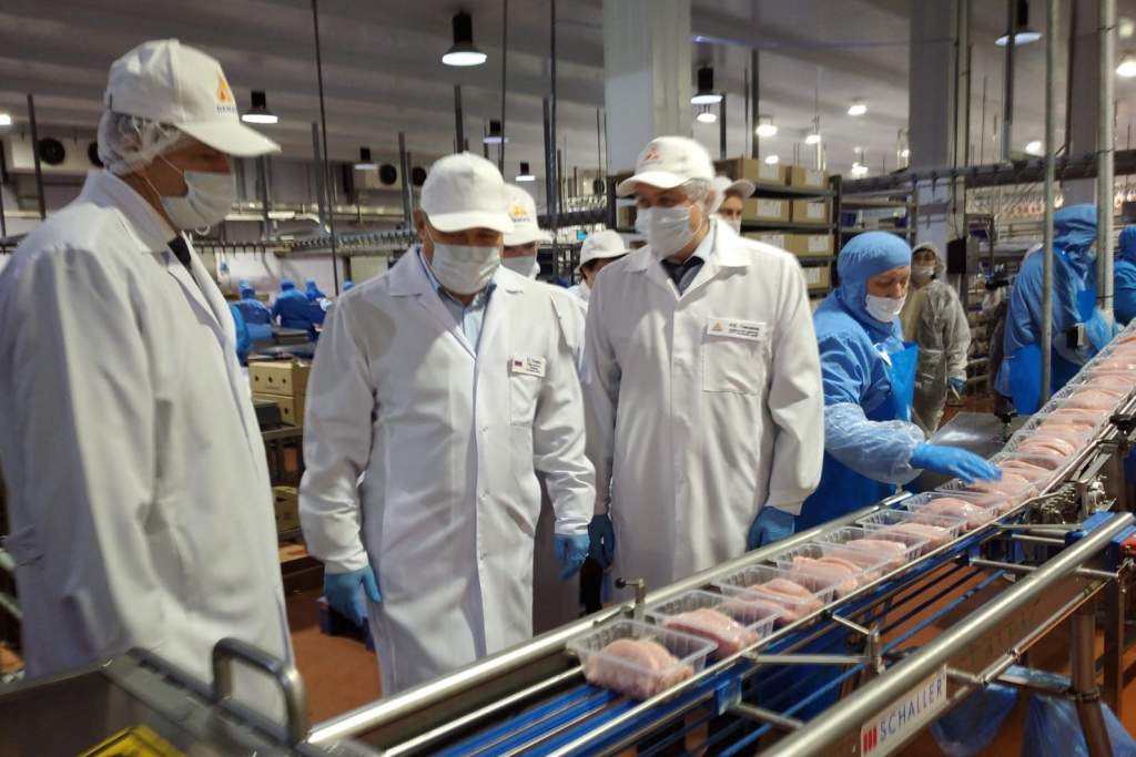 Под Новочеркасском запустили производство с новой линией нарезки мяса индейки