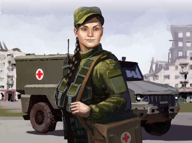 Герои Z. Ефрейтор Татьяна Парамонова вынесла из-под огня шестерых десантников