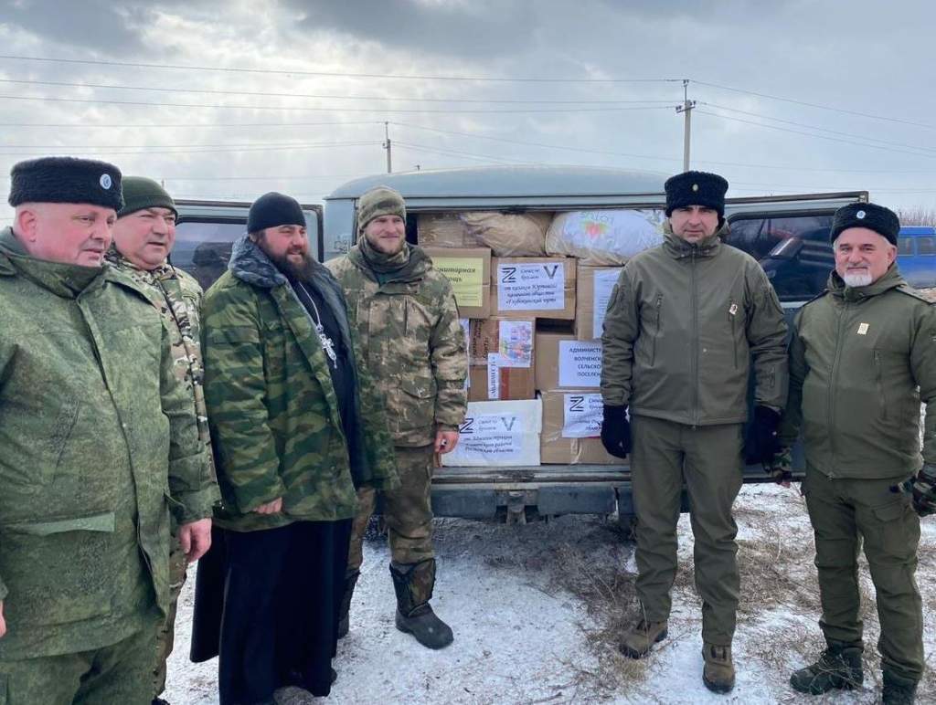Мобилизованные казаки из Ростовской области получили в подарок автомобили и спецсредства